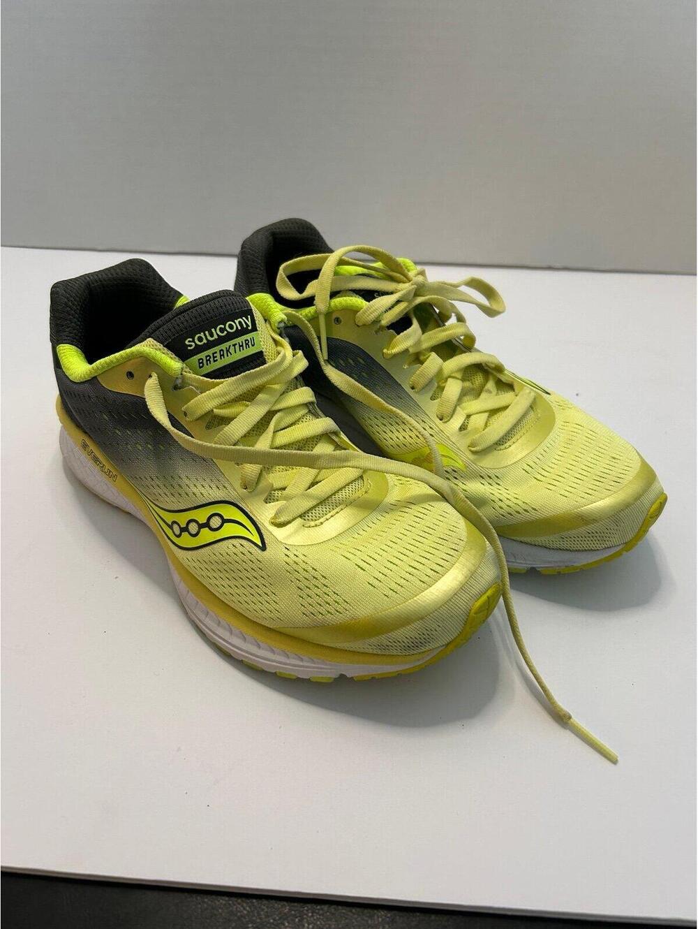 Saucony Breakthru 4 Women's Trainers Size 7 S10419-3 Yellow